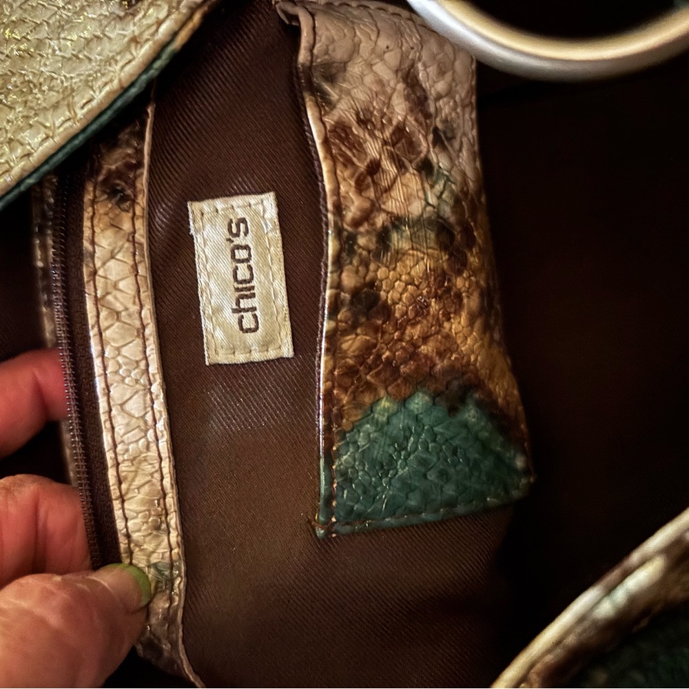 Chicos python hobo sling bag - Picture 8 of 8